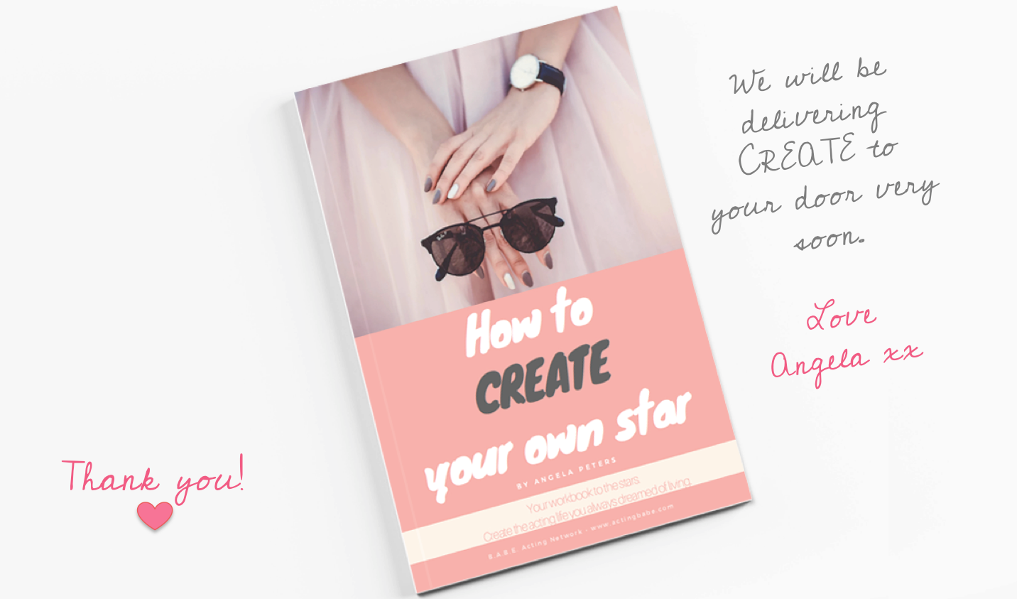 THANK YOU CREATE book